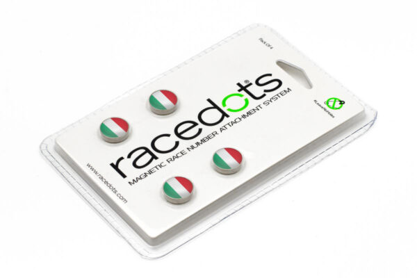 HUNGARY – 4 darab RaceDots rajtszámtartó mágnes